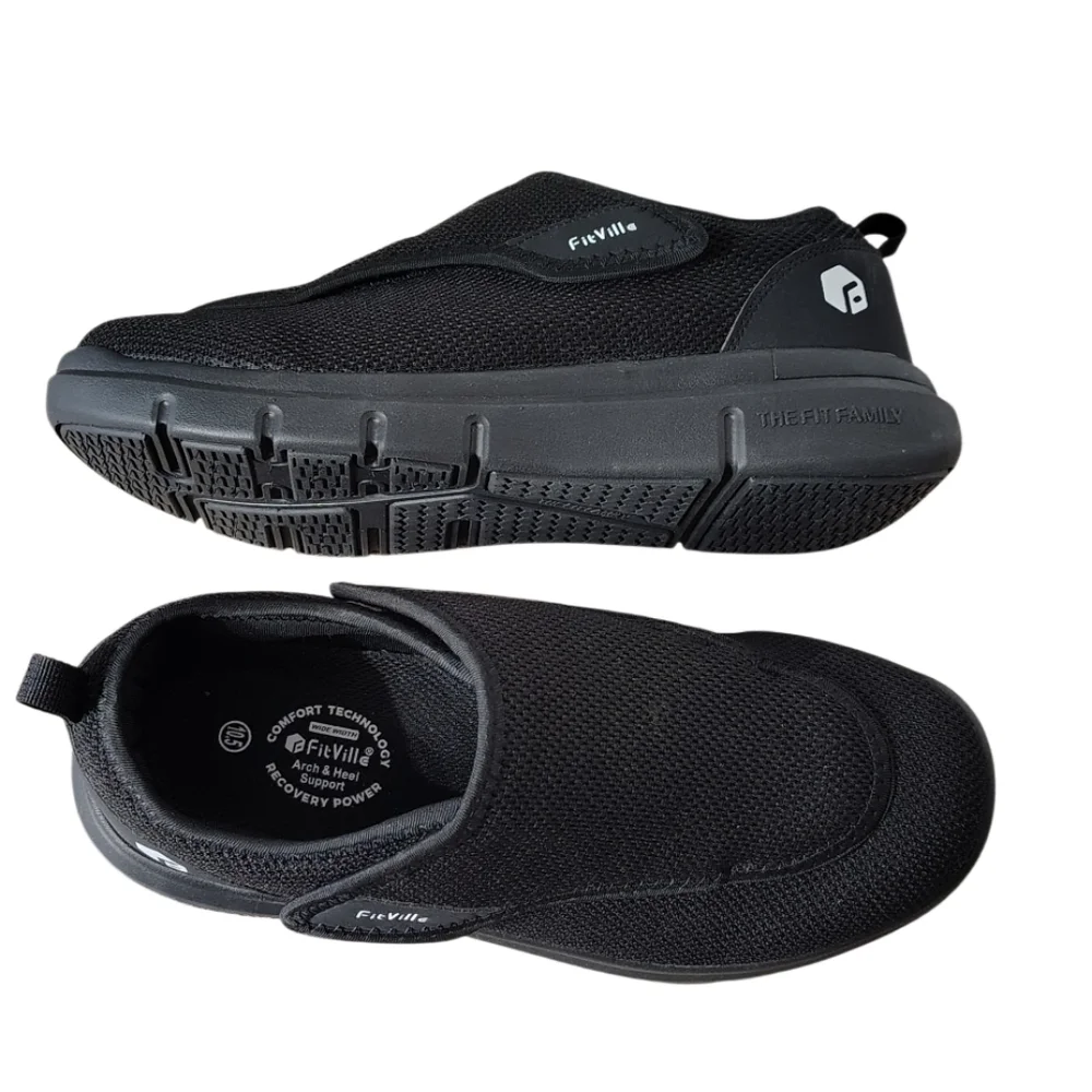 FitVille EasyTop Wings V2  Extra Wide Diabetic and Sport Recovery Shoes 10.5